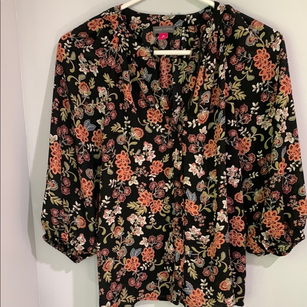 Vince Camuto Floral Button-Up Shirt